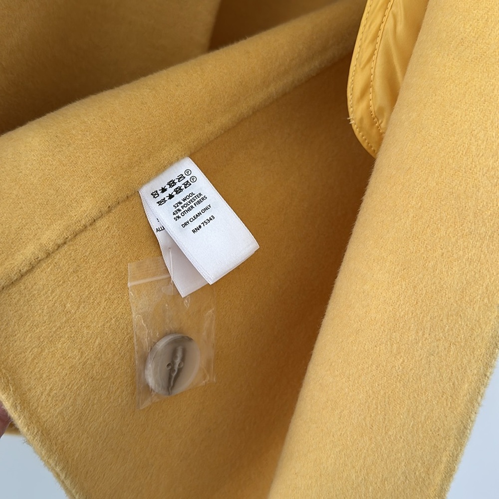 Rachel Zoe Women's Yellow Coat - Picture 8 of 9